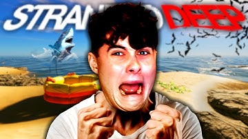 WATCH TWO IDIOTS GET STRANDED AT SEA! | Stranded Deep - Part 1