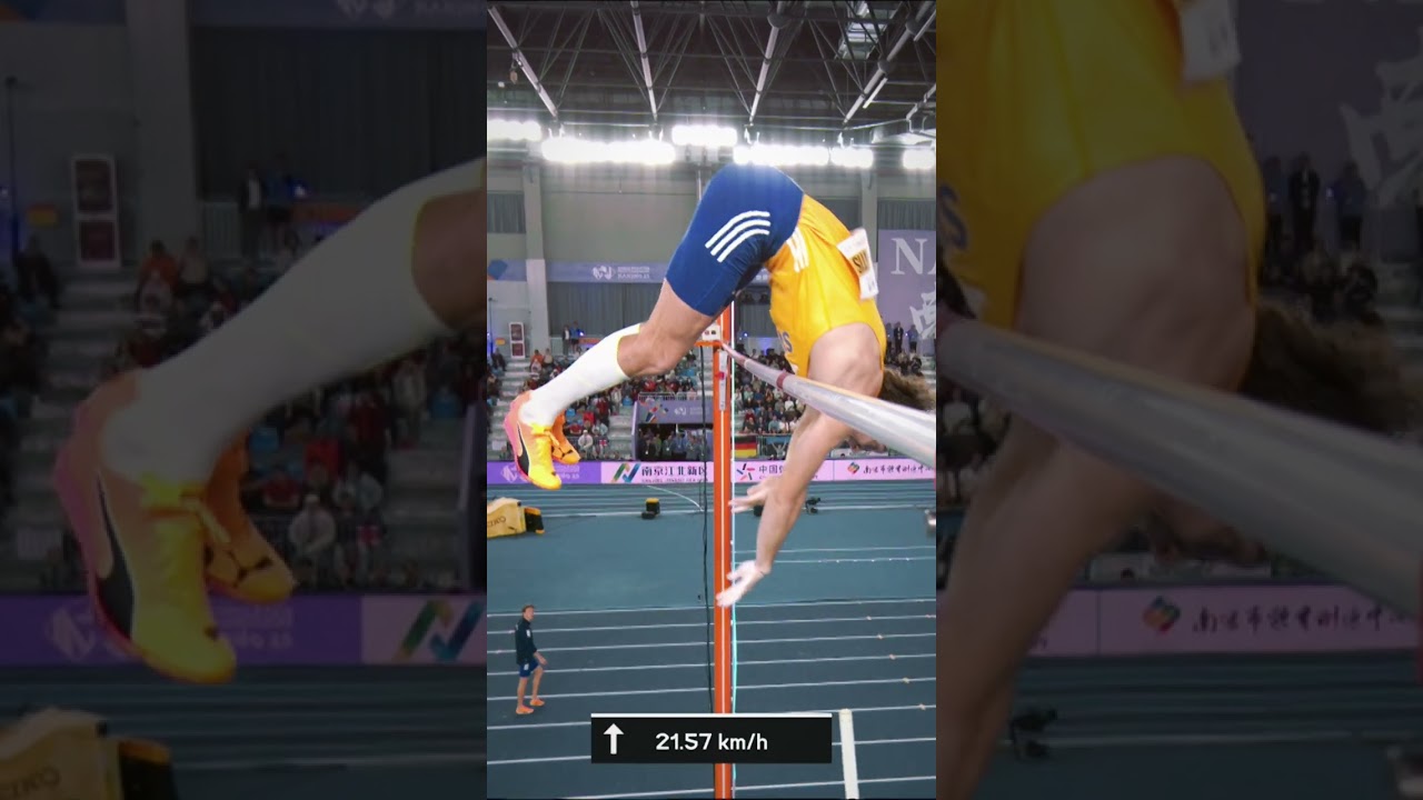 THREEPEAT for Mondo Duplantis as he secured his third world indoor title #worldindoorchamps