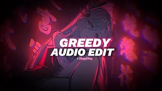 greedy (sped up) - tate mcrae [edit audio]