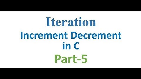 18_Increment and Decrement in C Bangla video tutorial by Abdullah Ibn Ubaidullah (part-5)