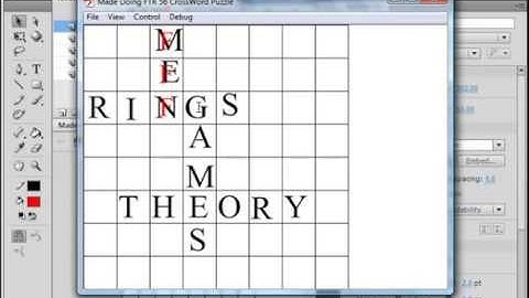 Flash Tutorial Request 56 CrossWord Puzzle