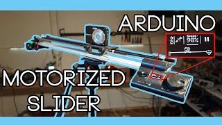 DIY motorized camera slider | with screen and Arduino(3D printed)