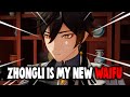 Zhongli Is My New Waifu In Genshin Impact... | Discovering Zhongli Greatness For The First Time