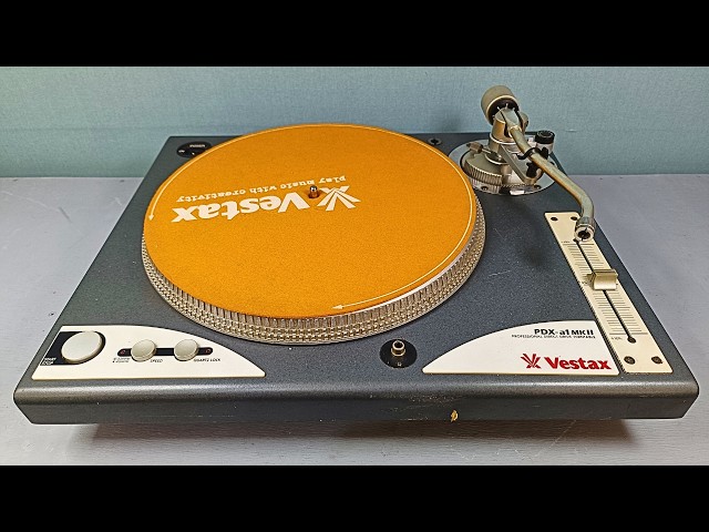 Restoring a Professional DJ Turntable from the 1990s — Vestax PDX