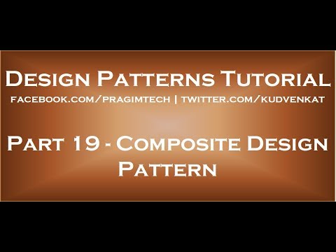 Video: Che cos'è il modello di progettazione composito in Java?