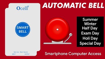Ocelli Automatic School Bell Set up | Smart Bell | Smart Bell Timer