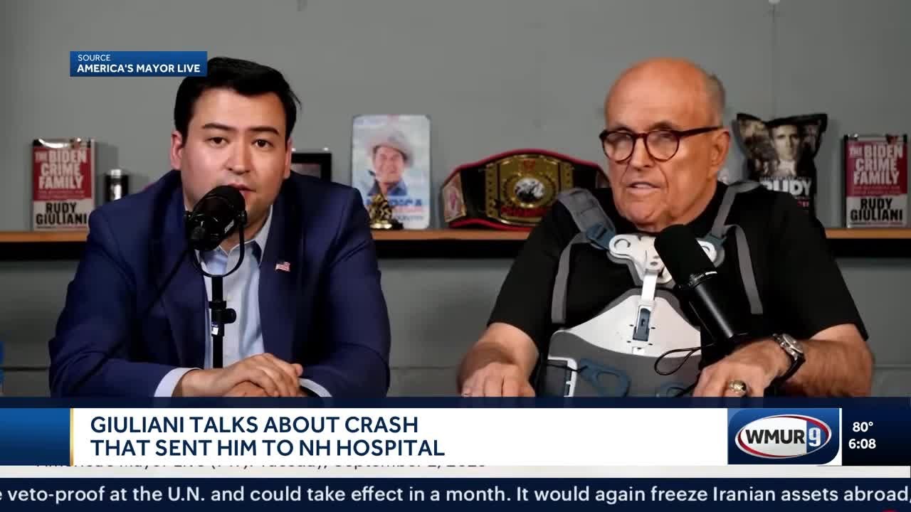 Giuliani describes New Hampshire crash on YouTube show