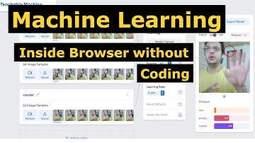 Machine learning without coding inside browser - Teachable Machine