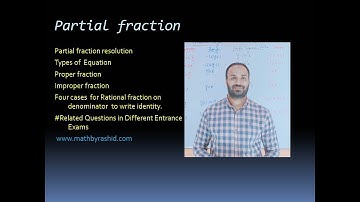 Partial Fraction.By Rashid Ayub