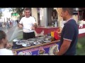 Turkish ice cream show/Турецкое шоу с мороженым