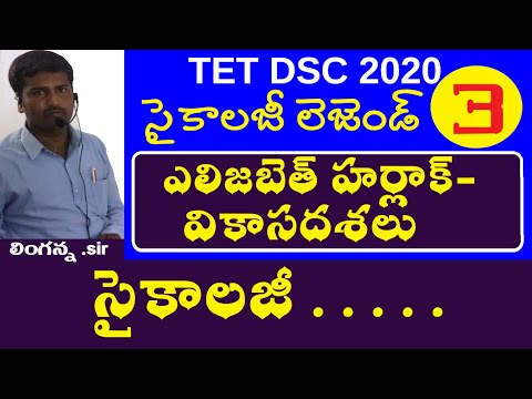 ఎలిజబెత్ హర్లాక్- వికాసదశలు ||Psychology Classes in Telugu | Psychology Classes for dsc tet