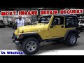 Customer has the craziest repair request for the CAR WIZARD on this '04 Jeep Wrangler Rubicon