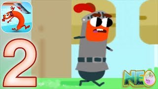 Run Sausage Run: Gameplay Walkthrough Part 2 - knight (iOS, Android) screenshot 2