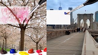 How to Draw - Easy New York Paint Illusion