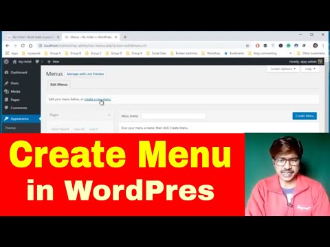Video 10: How to create custom menu in WordPress dashboard