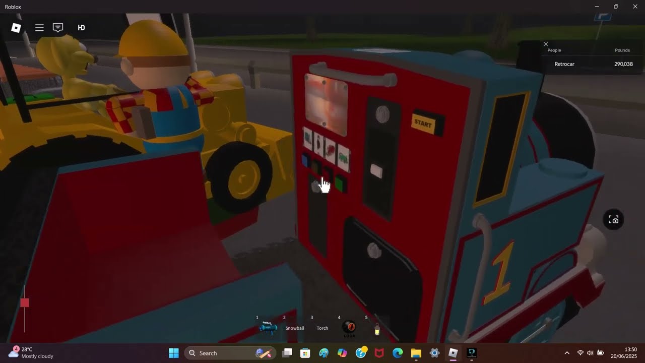 RG Mitchell Thomas the Tank Engine (Mini) Kiddie ride (Roblox)