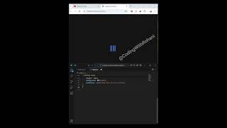 Simple & Modern CSS Loader Animation for Websites #coding #frontendcourse #programming