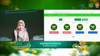 HARAPAN I TAHFIDZ PUTRI | KHAMIDATUS SHOLEH M ( SURABAYA ) | PTQ RRI NASIONAL 2024 DI YOGYAKARTA