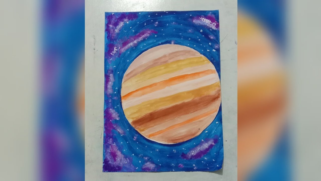 Painting of Planet Jupiter.