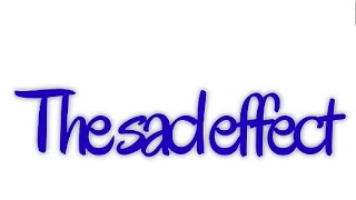 How to add the sad effect