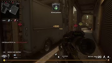 Call of Duty®: Modern Warfare® Remastered: SnD 1v5 Clutch round win