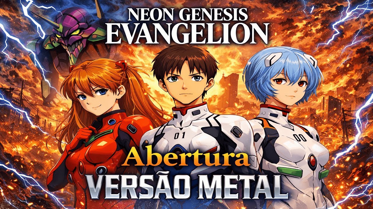 NEON GENESIS EVANGELION – ABERTURA EM PORTUGUES | METAL 🔥 Nostalgia Pesada