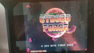 Cyborg Force (neobyte studio) running on mvsx (émulation) neo geo