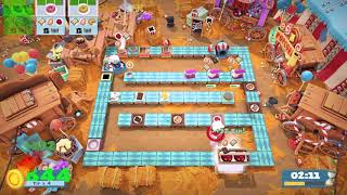 Overcooked 2 - Carnival Of Chaos 3-1 - 2 Players - Score 3492