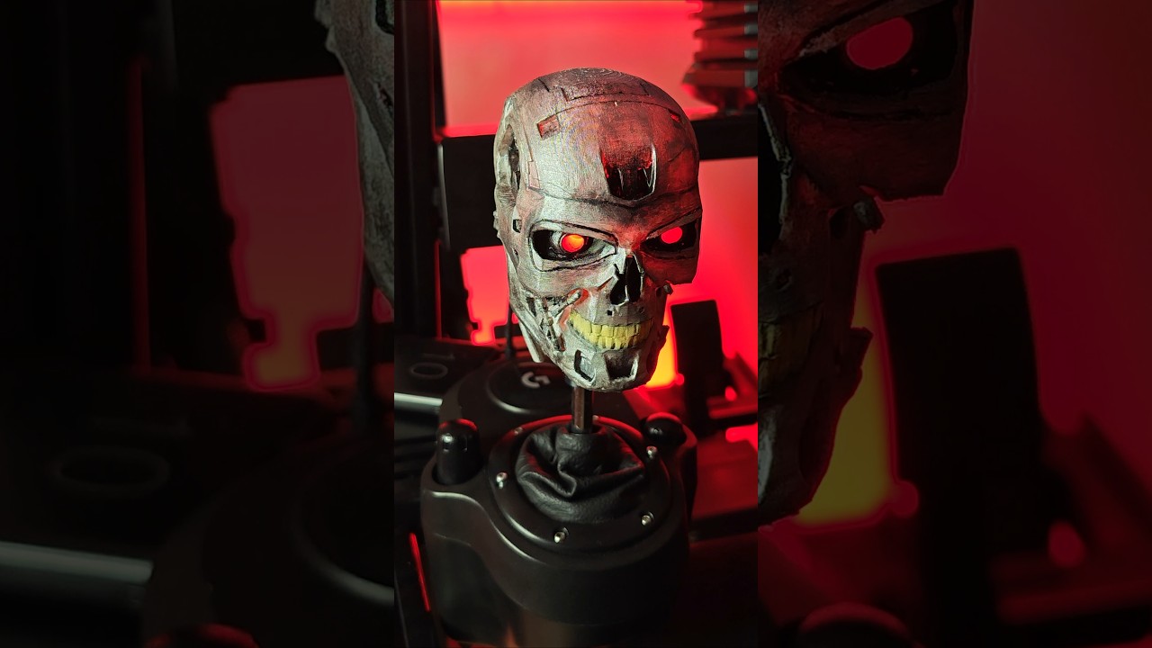 Logitech Terminator Shifter Knob Mod 🔥