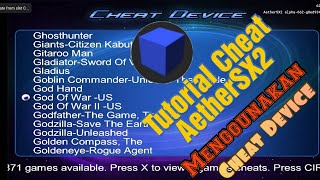 Tutorial Cheat AetherSX2 Menggunakan Cheat Device