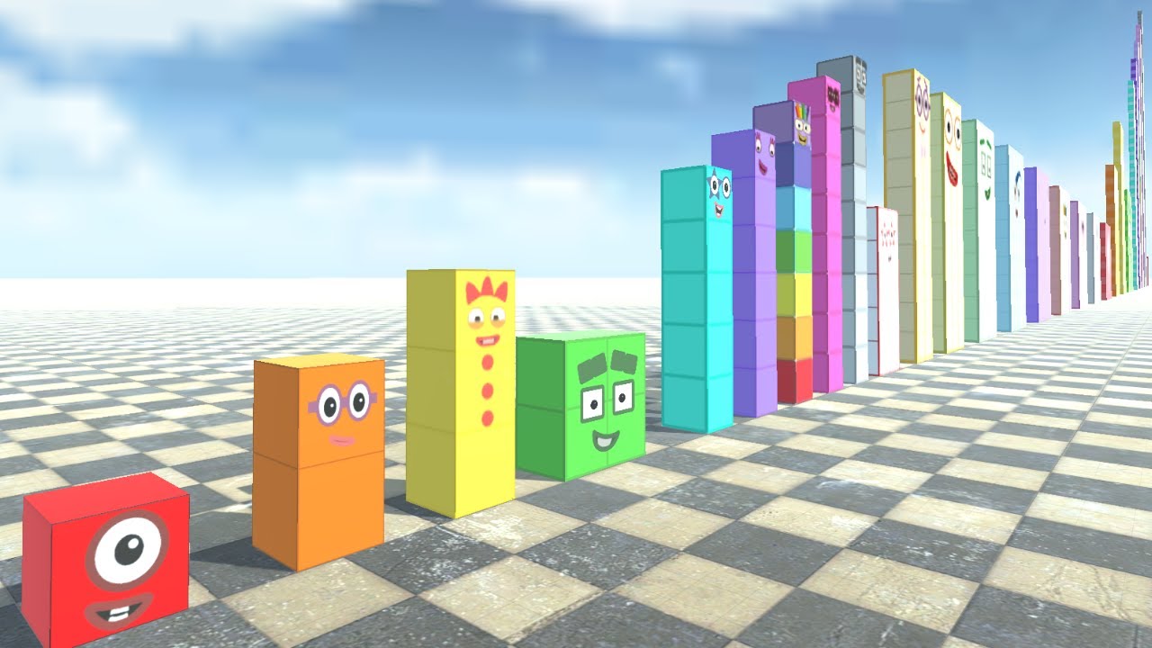NumberBLocks from one to ONE THOUSAND long video!