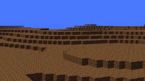Minecraft-like landscape. Python 2, Panda3D