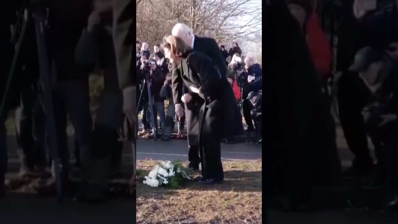 Sweden’s king and queen visit site of mass shooting