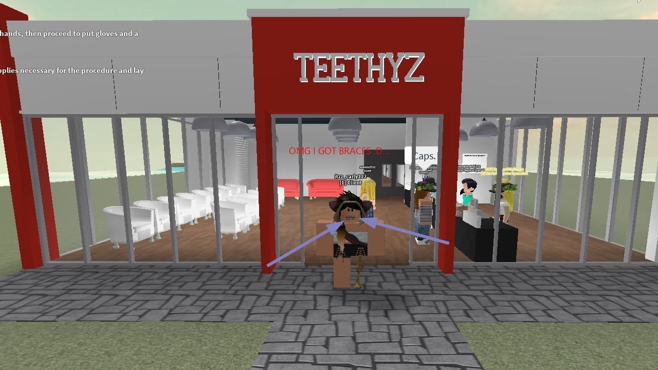 Getting Braces At Teethyz Teethyz Roblox - no soy bueno para las matematicasbaldis basics in roblox