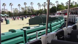 Tram Ride New Route To Parking Structure Disneyland
