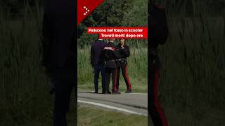 Finiscono in un fosso con lo scooter nella notte: due ragazzi trovati morti dopo ore nel milanese