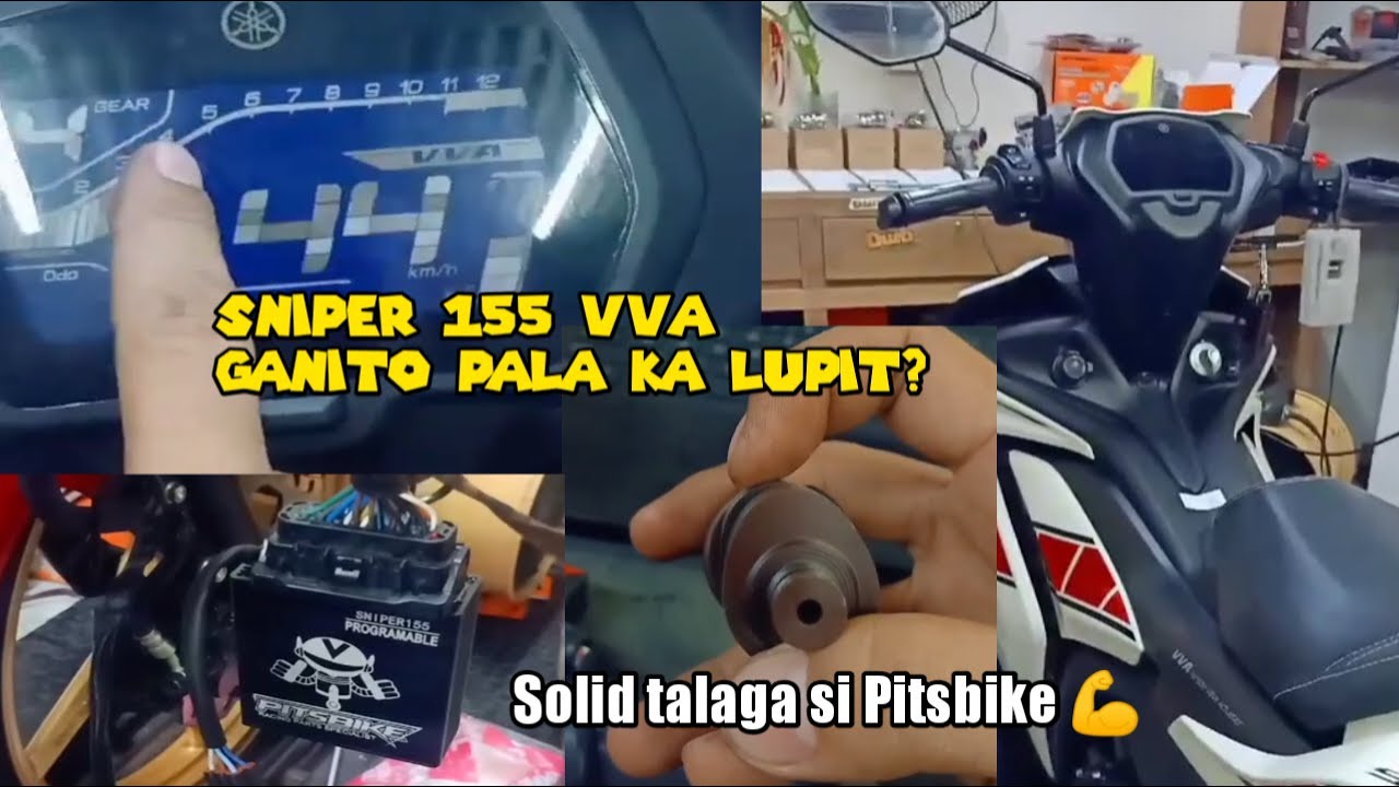 Grabe ganito pala kalupit ang Sniper 155 vva? Pitsbike lang Sakalam💪