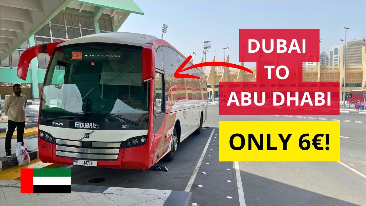 Traveling UAE: Dubai to Abu Dhabi Bus