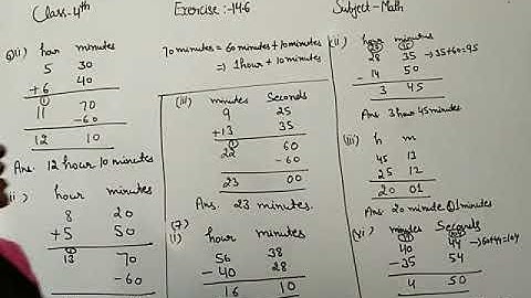 JIET CONVENT SCHOOL CLASS- 4TH SUBJECT- MATH EX-14.6