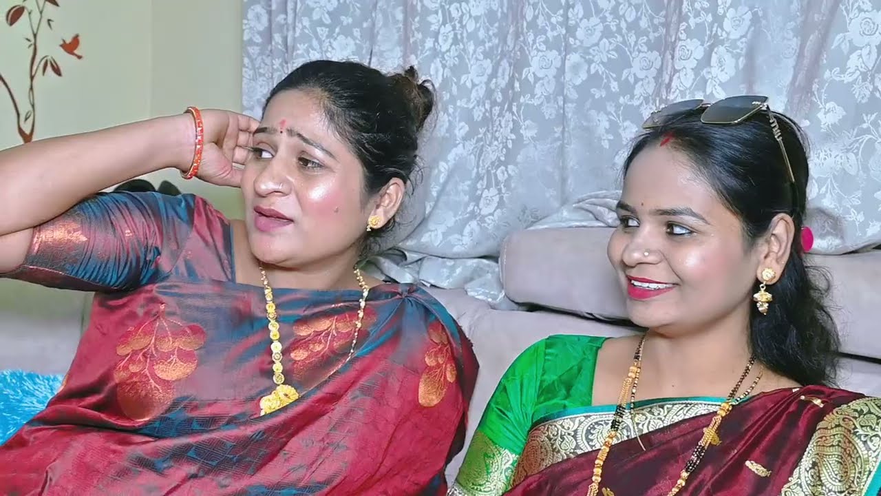 रेशमाची बहीण लय दिवसातून आली घरी |  सासूने केल तोंड वाकड | 