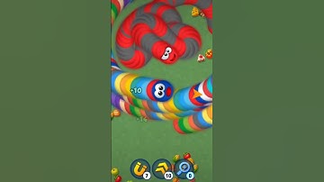 Worms Zone.io | Game Snake 🐍😱 tips #gaming #shorts