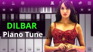 Dilbar Dilbar Piano Tutorial | Dilbar Dilbar Easy Mobile Piano Tutorial (Nora Fatehi) screenshot 1