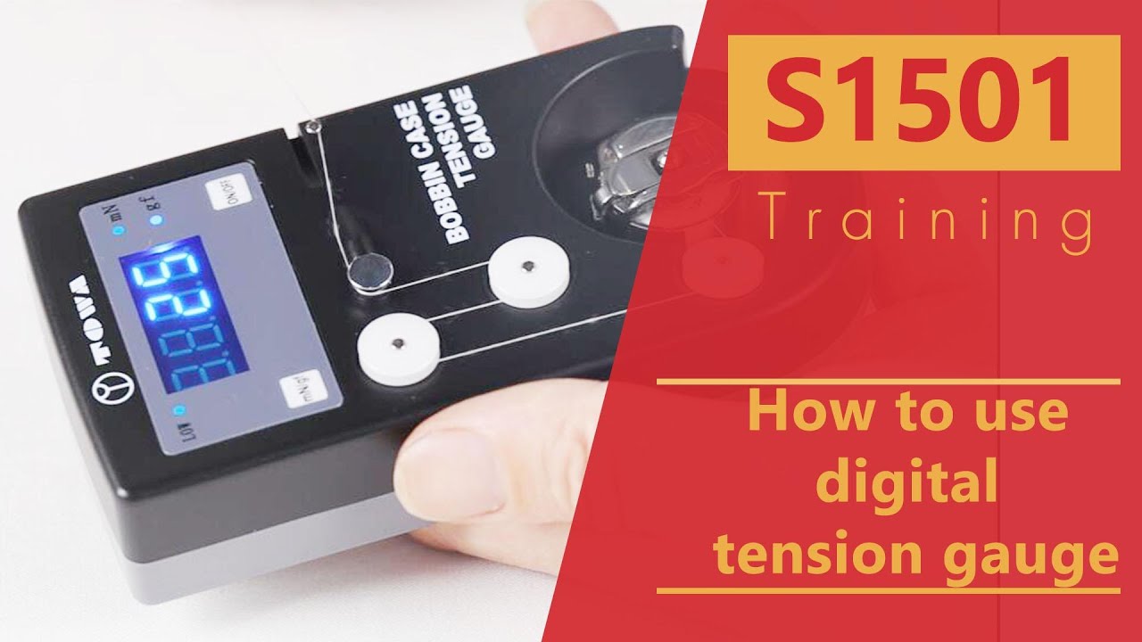 Smartstitch Embroidery Machine S1501 How to Use Digital Tension Gauge