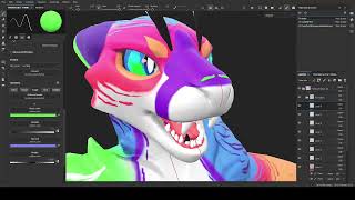 Tigerbee Vrchat Model Retexture Speedpaint