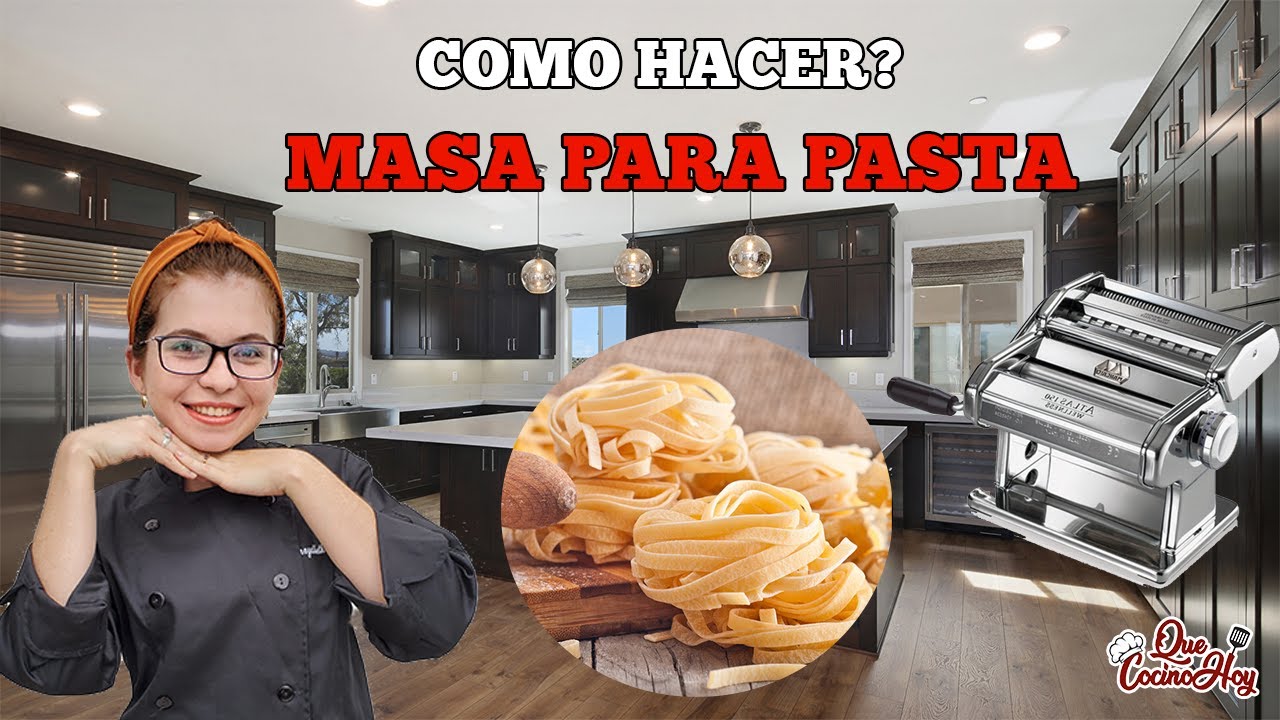 Cómo hacer pasta fresca casera con máquina - De Rechupete