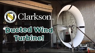 Ducted Wind Turbine Doubles Performance at Clarkson University