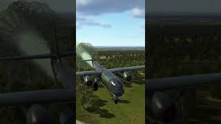 Arado Ar 234 crashes after engine failure and bad chute timing #shorts #airplane #crash