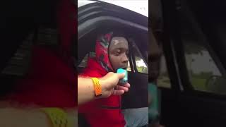 Officers let a felon hit a vape while being detained in a cop car #viral #trending #blowup #fy #fypシ