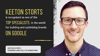 Keeton Storts recognized for building and optimizing brands on Google