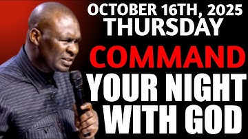 30 MINUTES MOST POWERFUL PRAYERS TO COMMAND YOUR NIGHT || APOSTLE JOSHUA SELMAN 